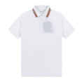Burberry White T-Shirt With Collar