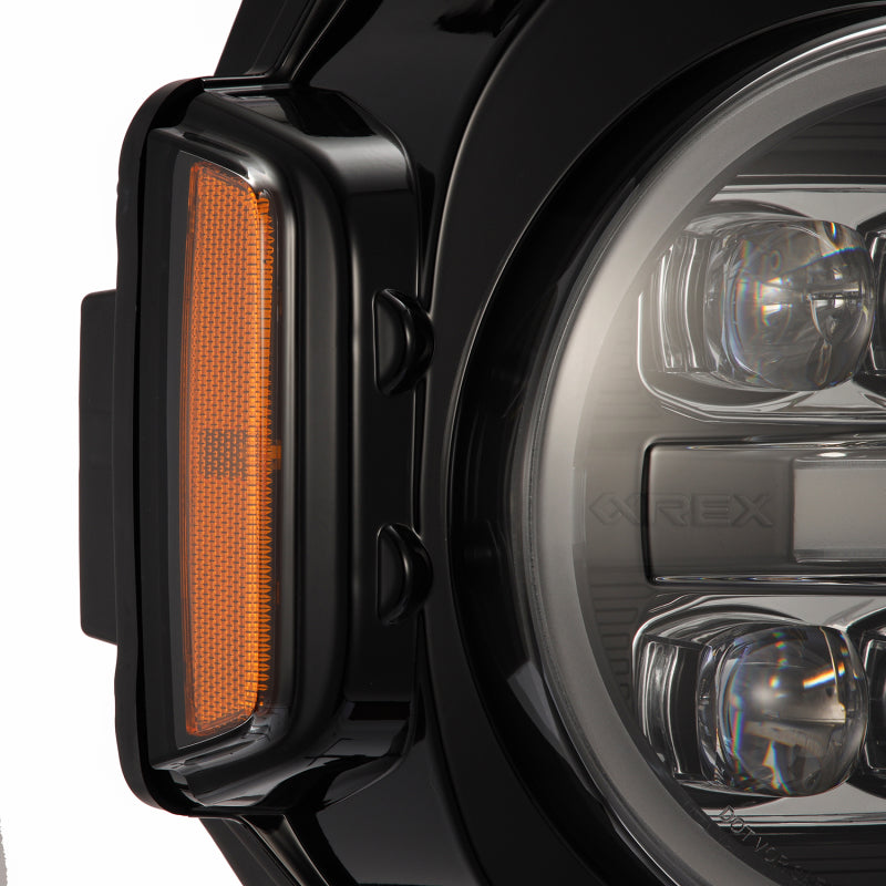 AlphaRex 21-23 Ford Bronco NOVA LED Projector Headlights Black 880260 *Discontinued