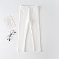 Basic Cotton-spandex Girls Leggings