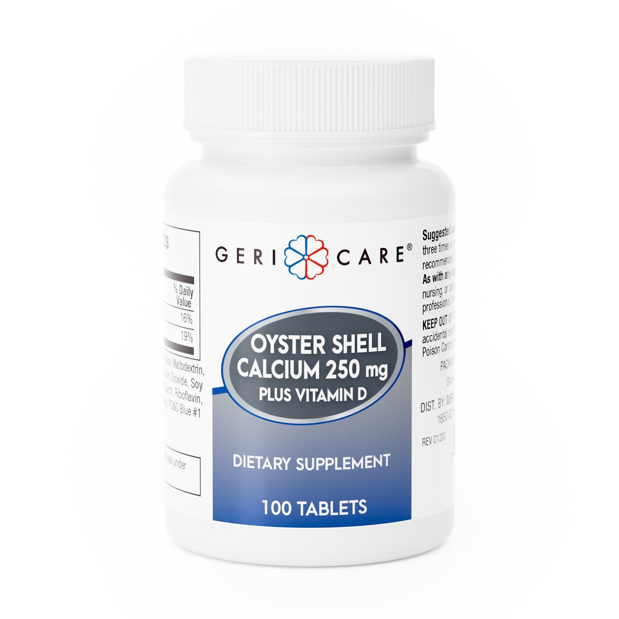 Geri-Care® Oyster Shell Calcium Plus Vitamin D Joint Health Supplement 731-01-GCP
