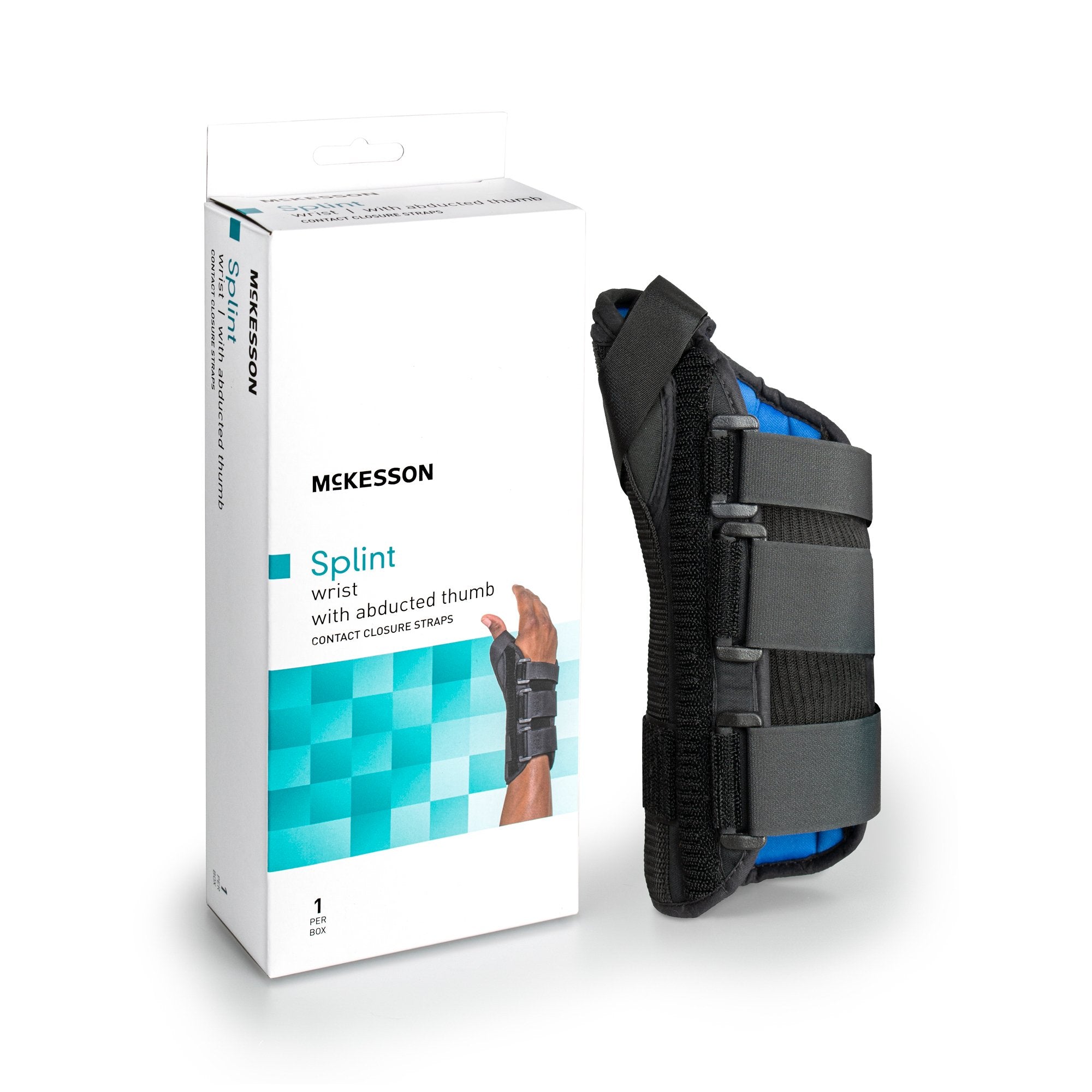 McKesson Right Wrist Splint with Abducted Thumb, Extra Large 155-81-87308
