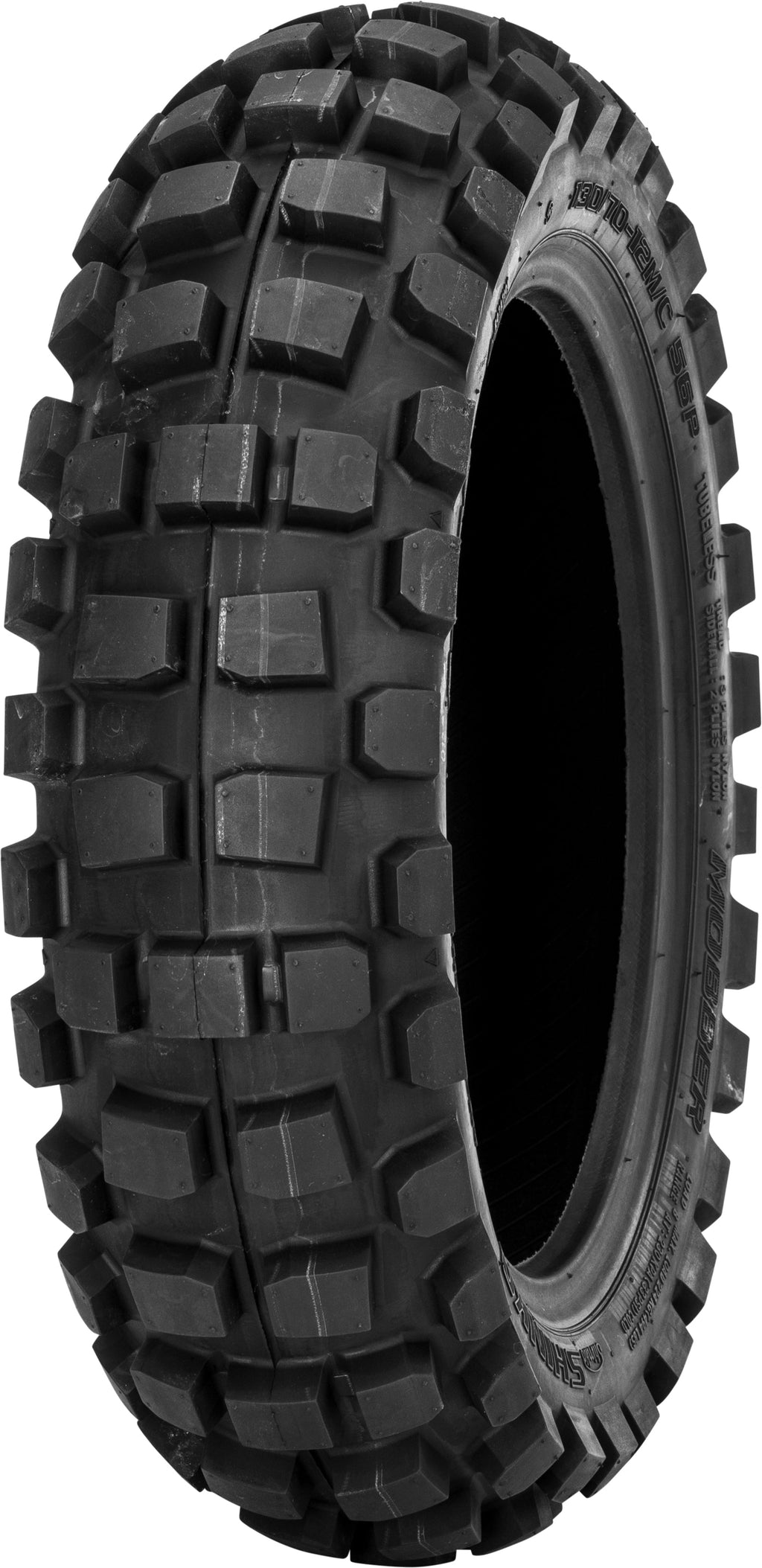 SHINKO, Shinko Tire 505 Mobber Rear 130/70-12 56P Bias TL for Off-Road and Hard Terrain
