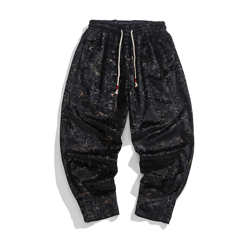 New Thick Sweat Pants Plus Size Hanfu Improved New Chinese Style