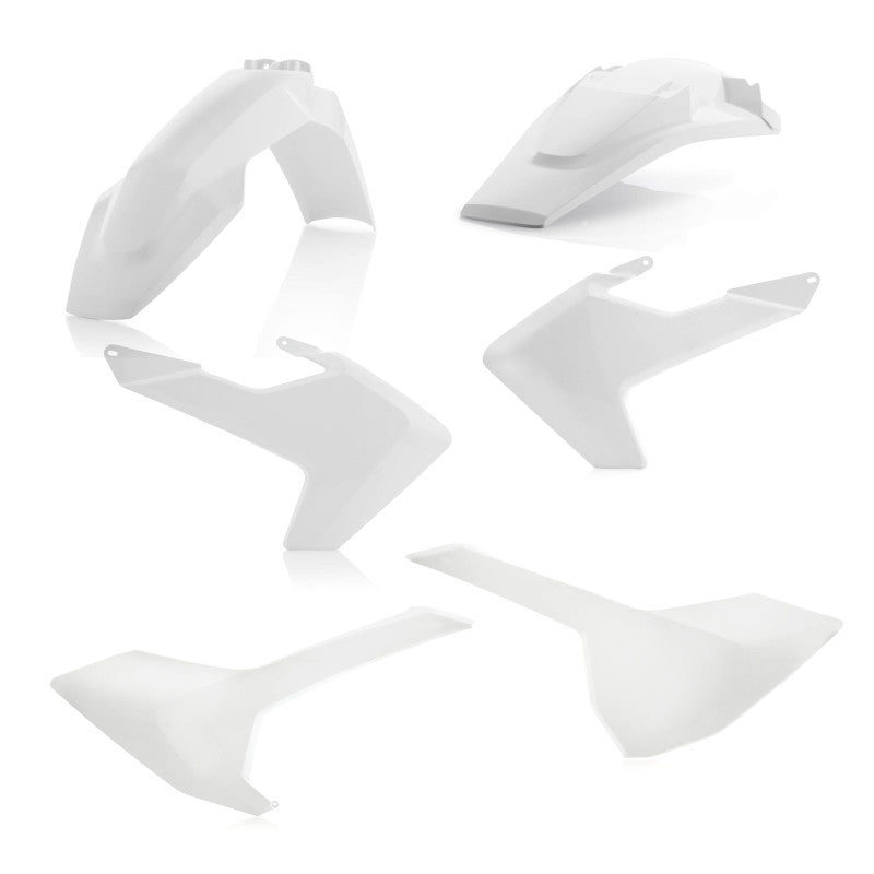 Acerbis 16-18 Husqvarna TC125/ FC250-450/ TC250/TX/FX Plastic Kit - White 2462610002