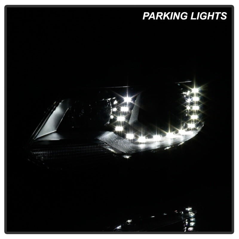 SPYDER VW Tiguan 12-17 LED/DRL Projector Headlights Chrome PRO-JH-VWT12-LED-C 9948527