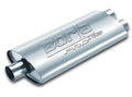 Borla Universal Center/Dual Oval 2.5in In/Dual 2.5in Out 19in x 4in x 9.5in Notched PRO-XS Muffler 400485