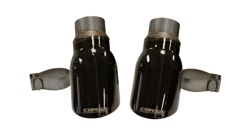Corsa Performance 15-17 Dodge Charger R/T Pursuit Valance 2.5 Inlet/4 Outlet Exhaust Tip