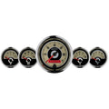 AutoMeter Gauge Kit 5 Pc. 3-3/8in. & 2-1/16in. Elec. Speedometer Cruiser 1101