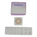 Ostomy Barrier Trim to Fit, Standard Wear Adhesive Tape Collar 70 mm Flange Up to 2-1/4 Inch Opening 5 X 5 Inch SNS7805234