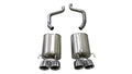 Corsa Performance 05-08 Chevrolet Corvette (C6) 6.0L/6.2L Polished Xtreme Axle-Back