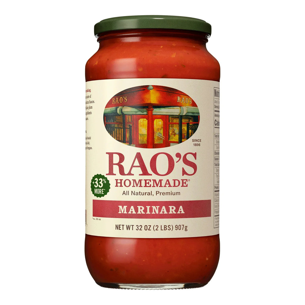Rao's Homemade Marinara Sauce - Premium Italian Tomato Sauce, 32 oz (Case of 6)