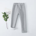 Fleece-lined Extra-thick Casual Pants For Kids