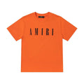 Amiri Orange T-Shirt Without Collar