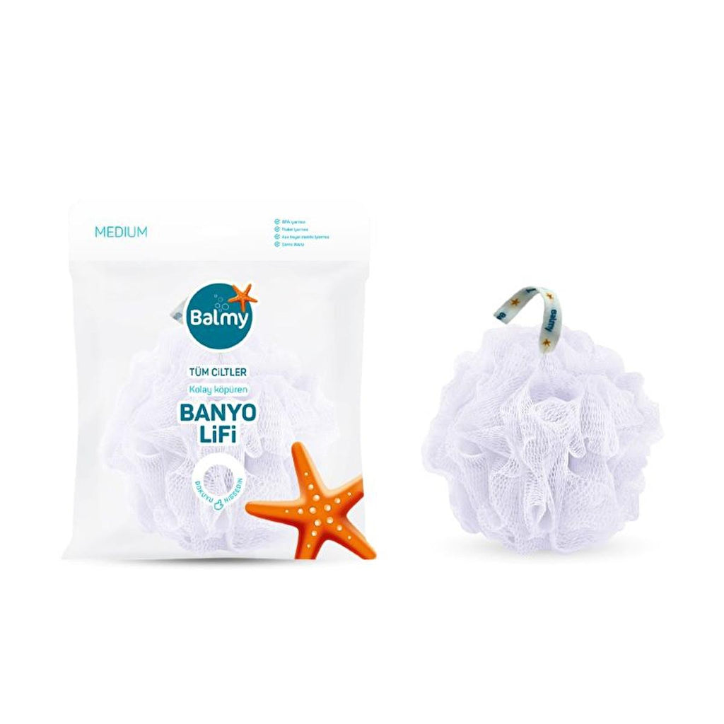Balmy Banyo Lifi - BPA-Free Bath Loofah for Gentle Exfoliation & Soft Skin