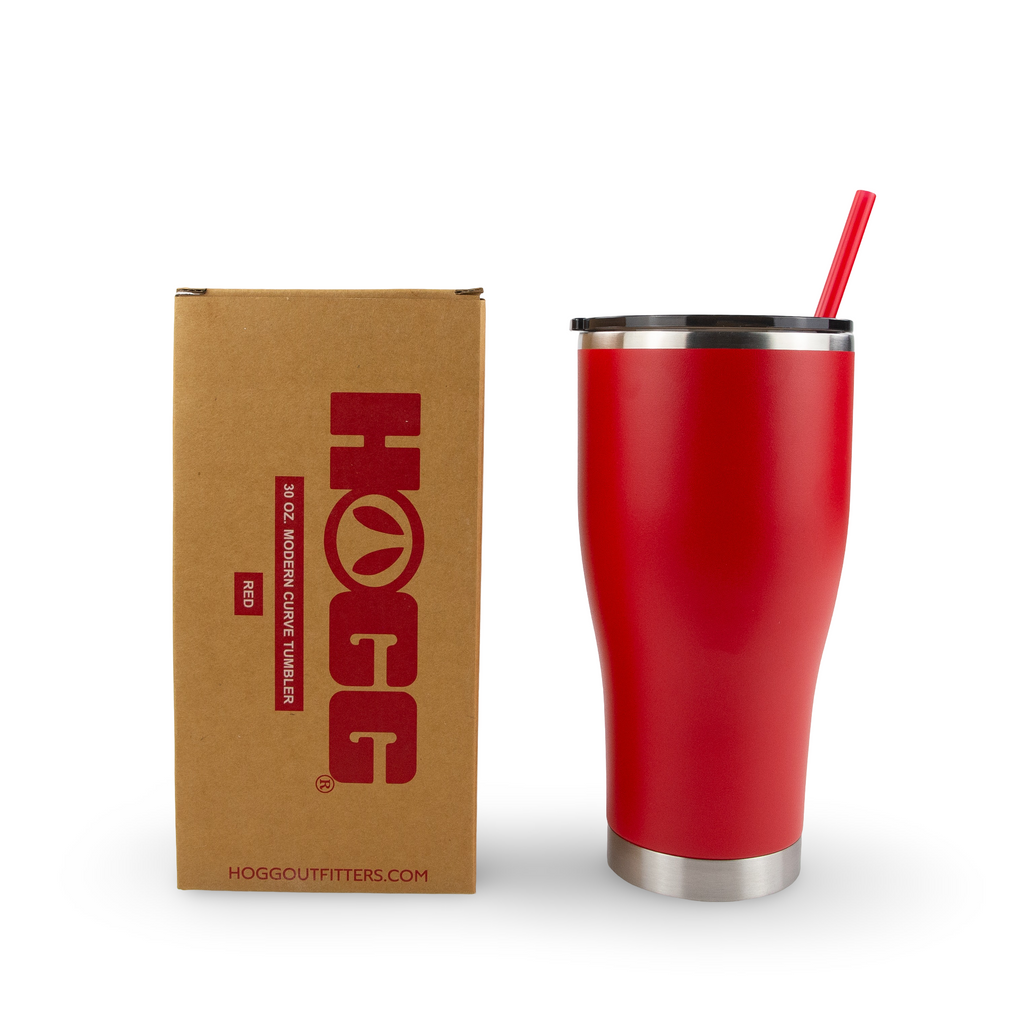 30oz POWDER COATED MODERN CURVE TUMBLER