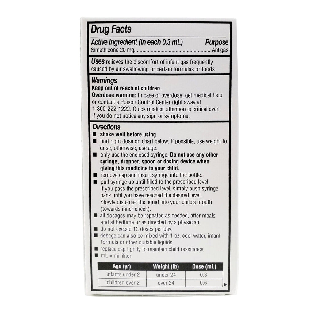 Rugby® Simethicone Infant Gas Relief 00536130375