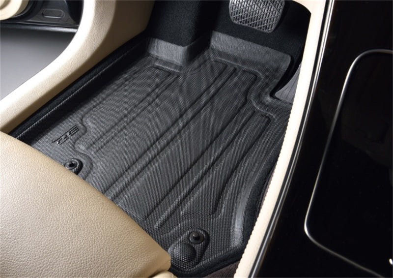 3D MAXpider 15-22 Ford F150 Supercrew Hybrid Insert Kagu 1st Row Floormat for L1FR08304609 - Black SLFR083