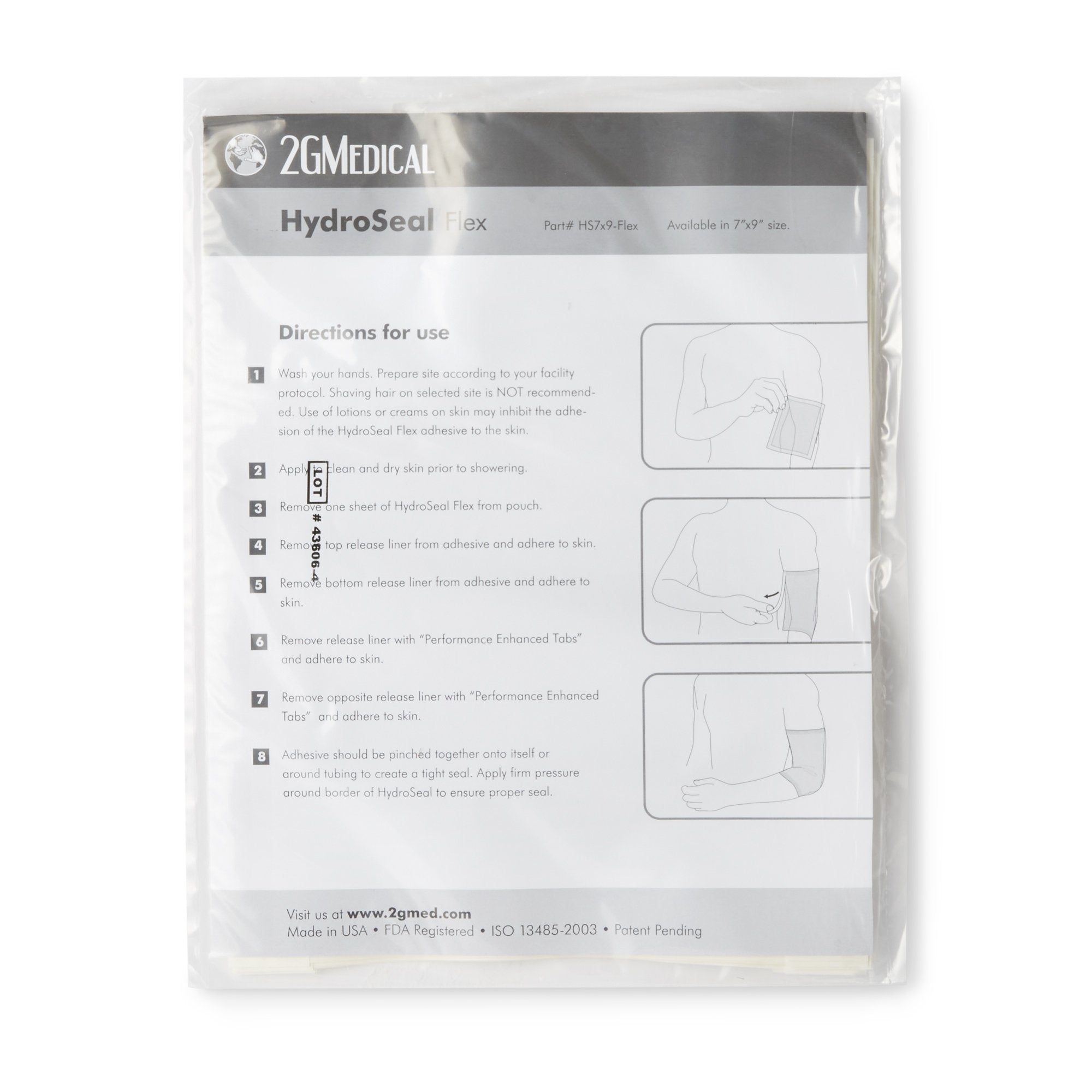 HydroSeal Wound Protector, 7 x 9 Inch HS7X9