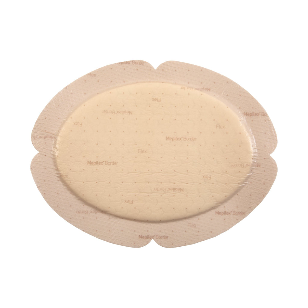 Mepilex® Border Flex Silicone Adhesive Foam Dressing, 13 x 16 Centimeter 583300