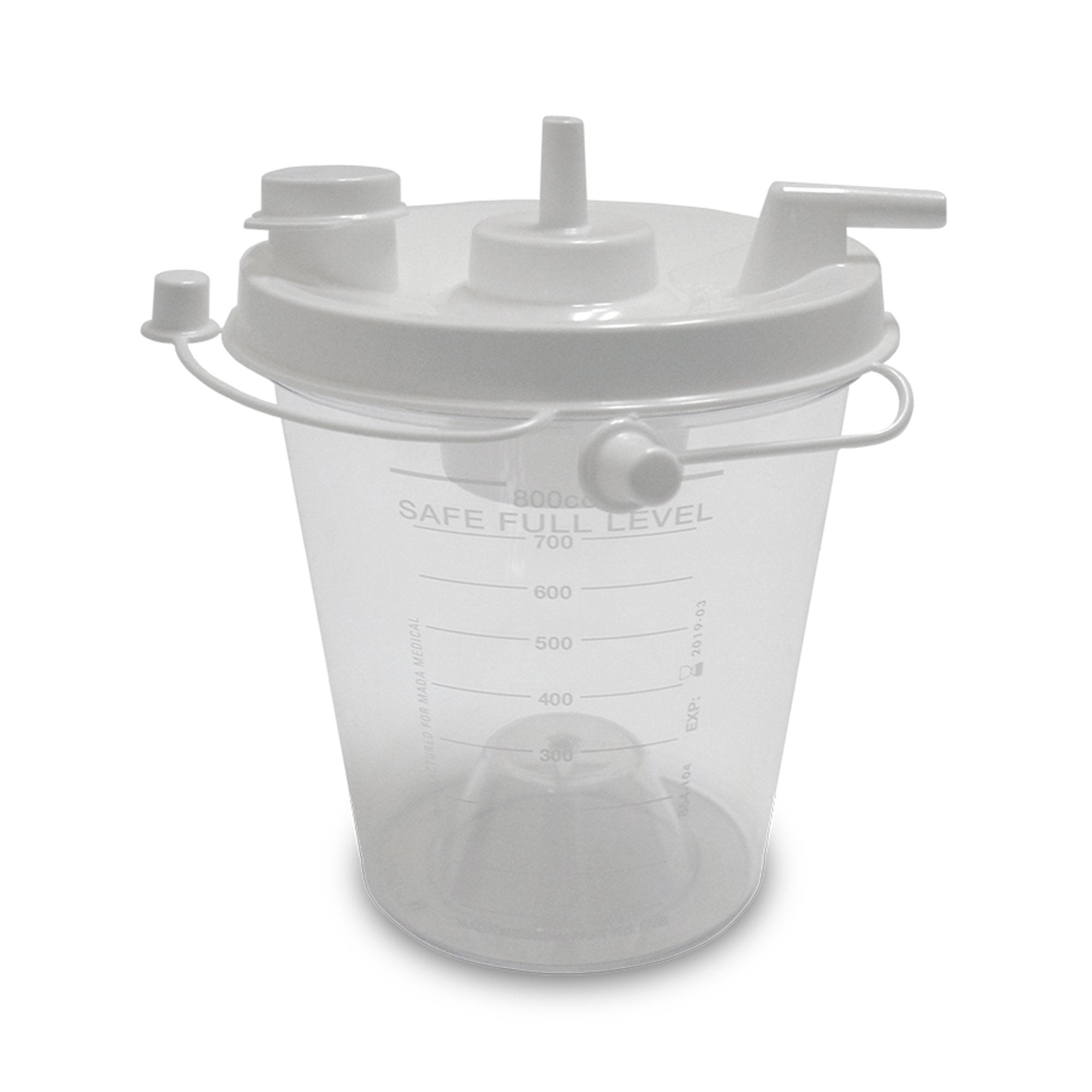 Suction Collection Bottle for use w/ Mada models 172, 172BS, 172OS, 178, 800 mL 178B