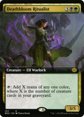Deathbloom Ritualist (BRO-353) - The Brothers' War: (Extended Art)