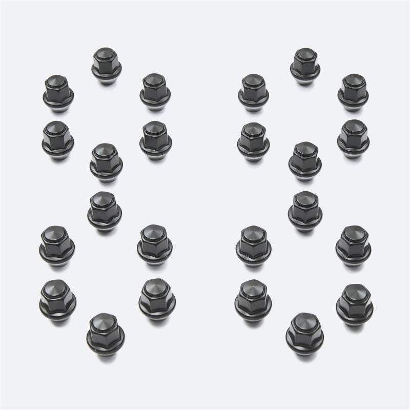 Ford Racing M12 x 1.5 Black Lug Nut - Set of 24 M-1012K-BR