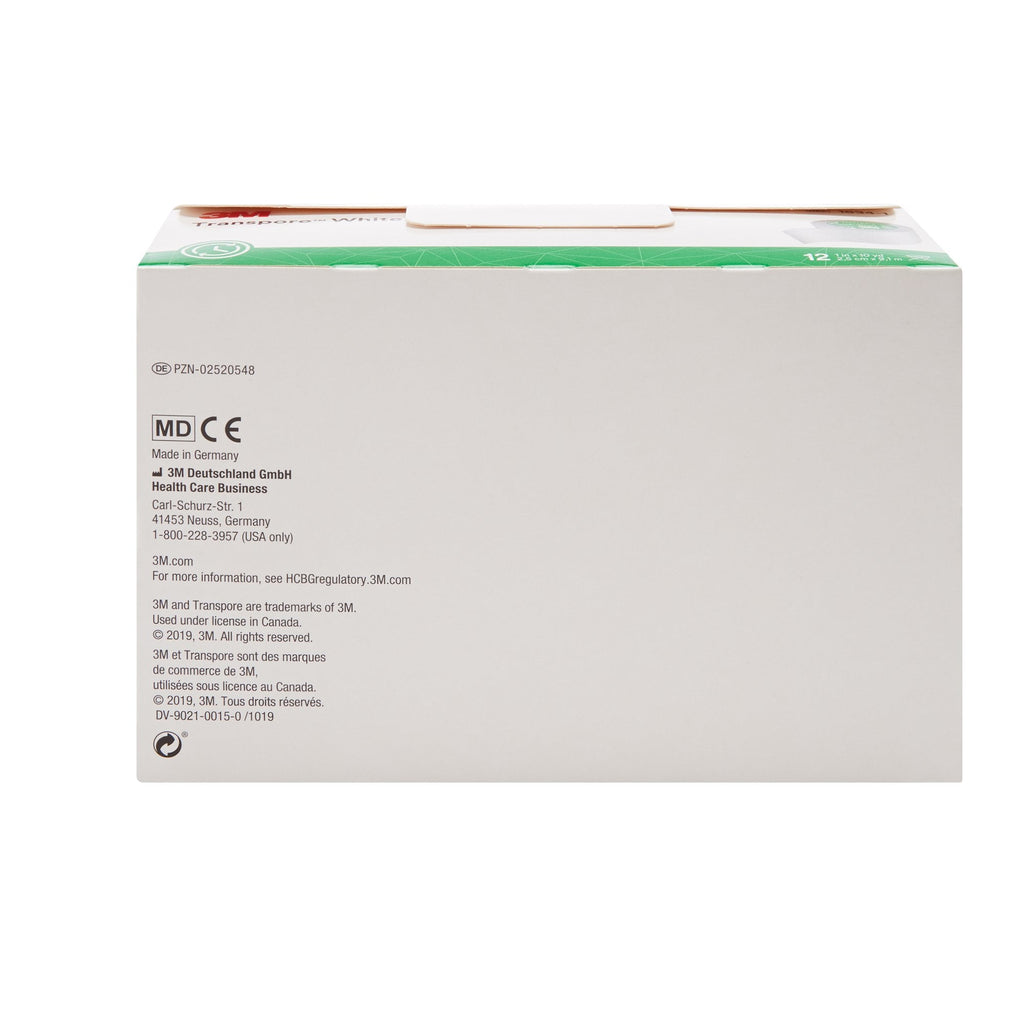 3M™ Transpore™ Plastic Medical Tape, 1 Inch x 10 Yard, White 1534-1