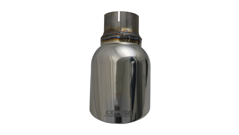 Corsa Performance Single Universal 2.5in Inlet / 4.5in Outlet Polished Pro-Series