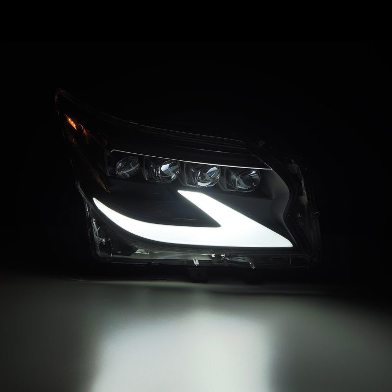 AlphaRex 14-19 Lexus GX 460 NOVA LED Projector Headlights Plank Style Black w/Activ Light/Seq Signal 880300 *Discontinued