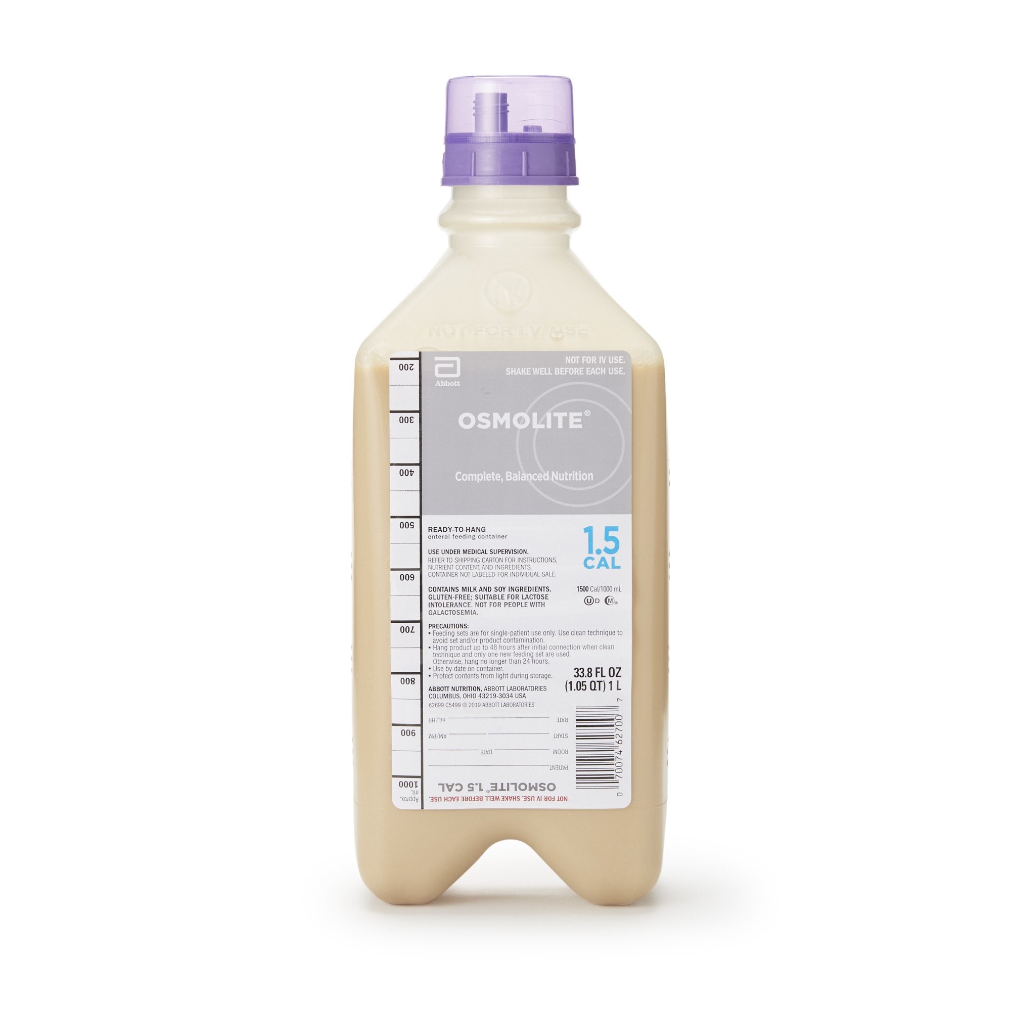 Osmolite® 1.5 Cal Tube Feeding Formula, 33.8-ounce bottle 62699