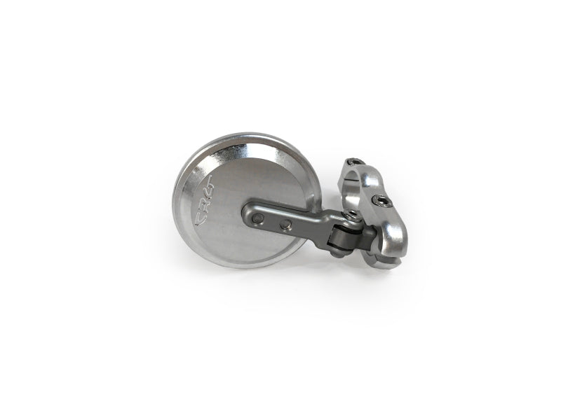 CRG Constructors CRG Blindsight Folding 2 in. Round Bar-End Mirror - Silver BSLS-201