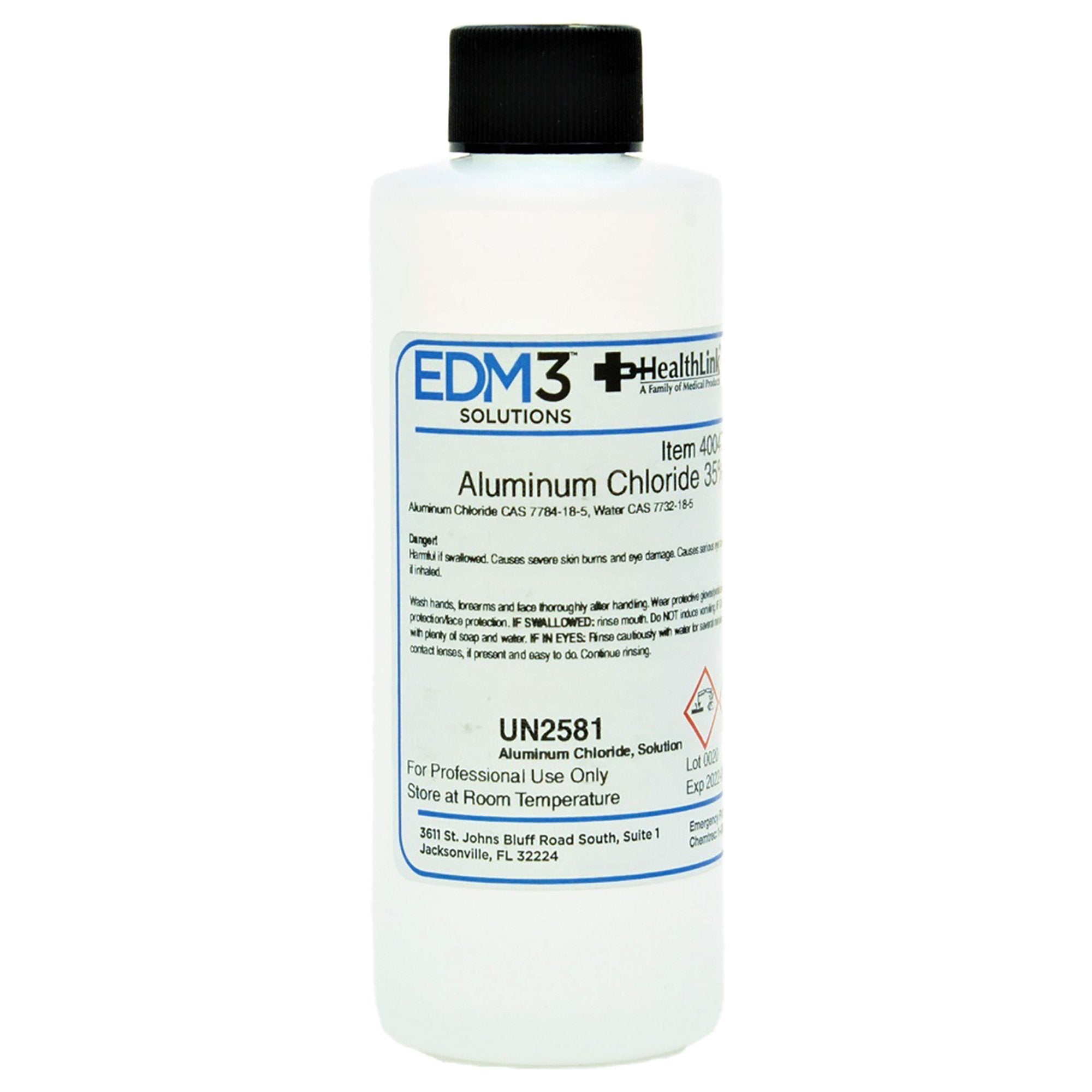 EDM 3™ Aluminum Chloride Chemistry Reagent, 4-Ounce Bottle 400472