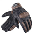 Breathable Touch Screen Motorcycle Riding Leather Gloves Men's Drop-resistant