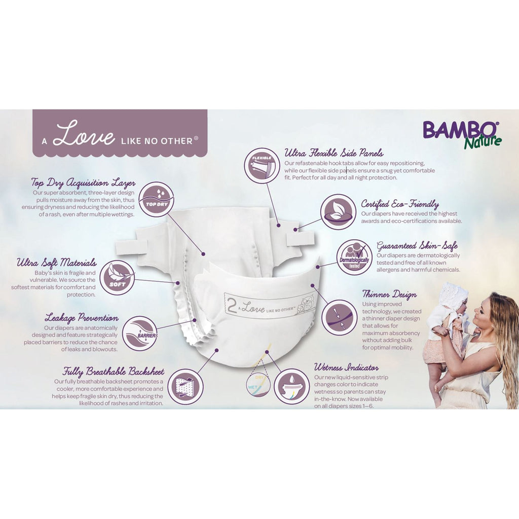 Bambo® Nature Diaper, Size 4 1000016926