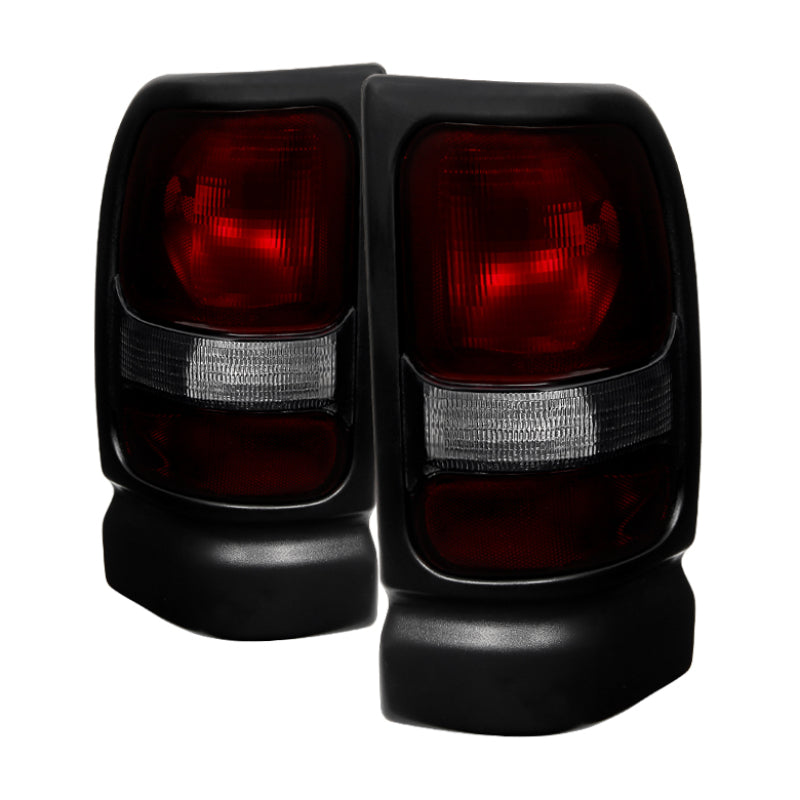 SPYDER Xtune Dodge Ram 1500 94-01 (Not Sport Package) Tail Lights Red Smoked ALT-JH-DR94-OE-RSM 9029813