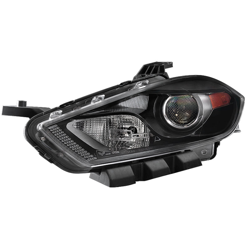 SPYDER xTune Dodge Dart 13-15 Driver Side Projector Headlight - OEM Left - Black HD-JH-DDART13-H-OE-L 9035159