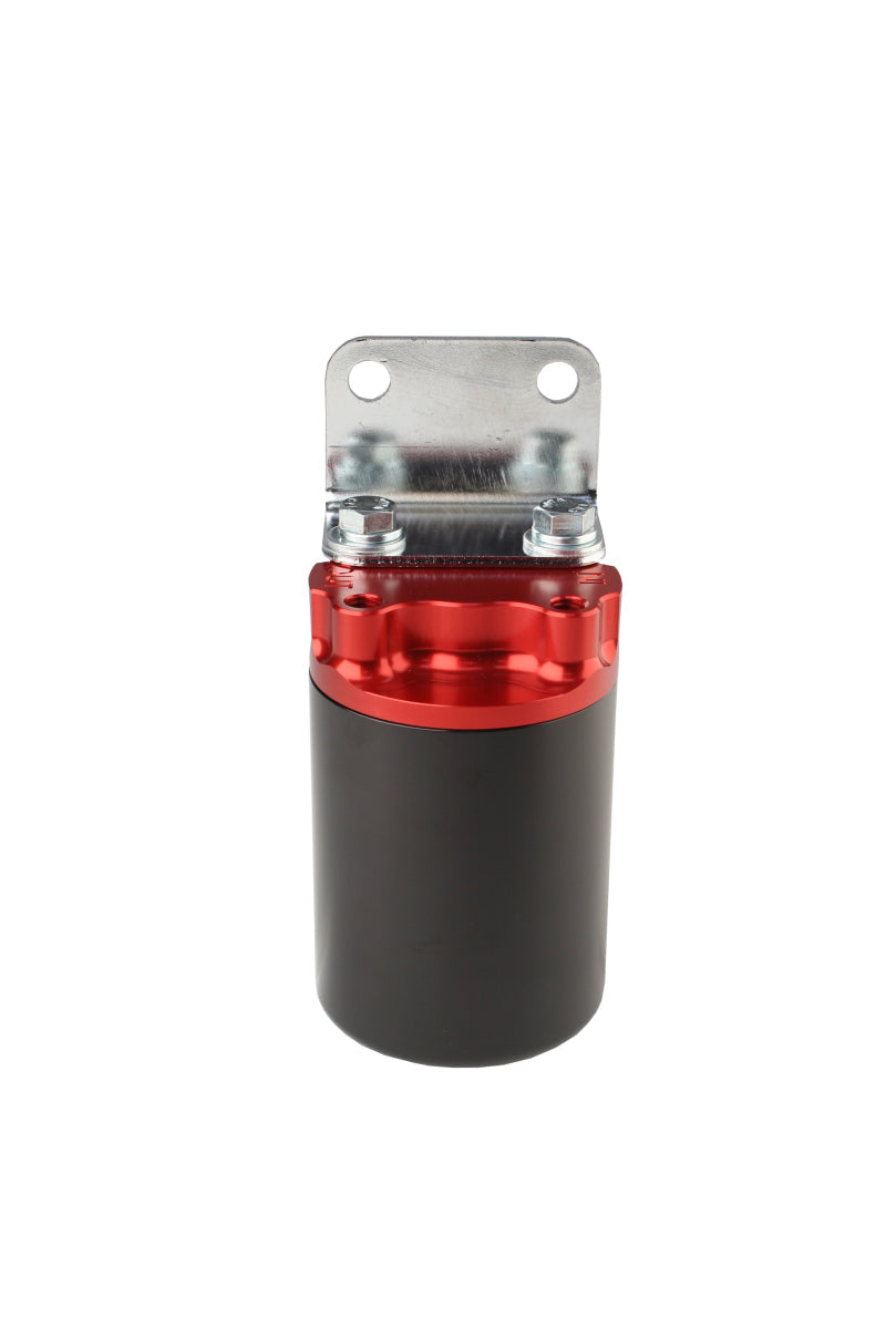Aeromotive 100 Micron, Red/Black Canister Fuel Filter