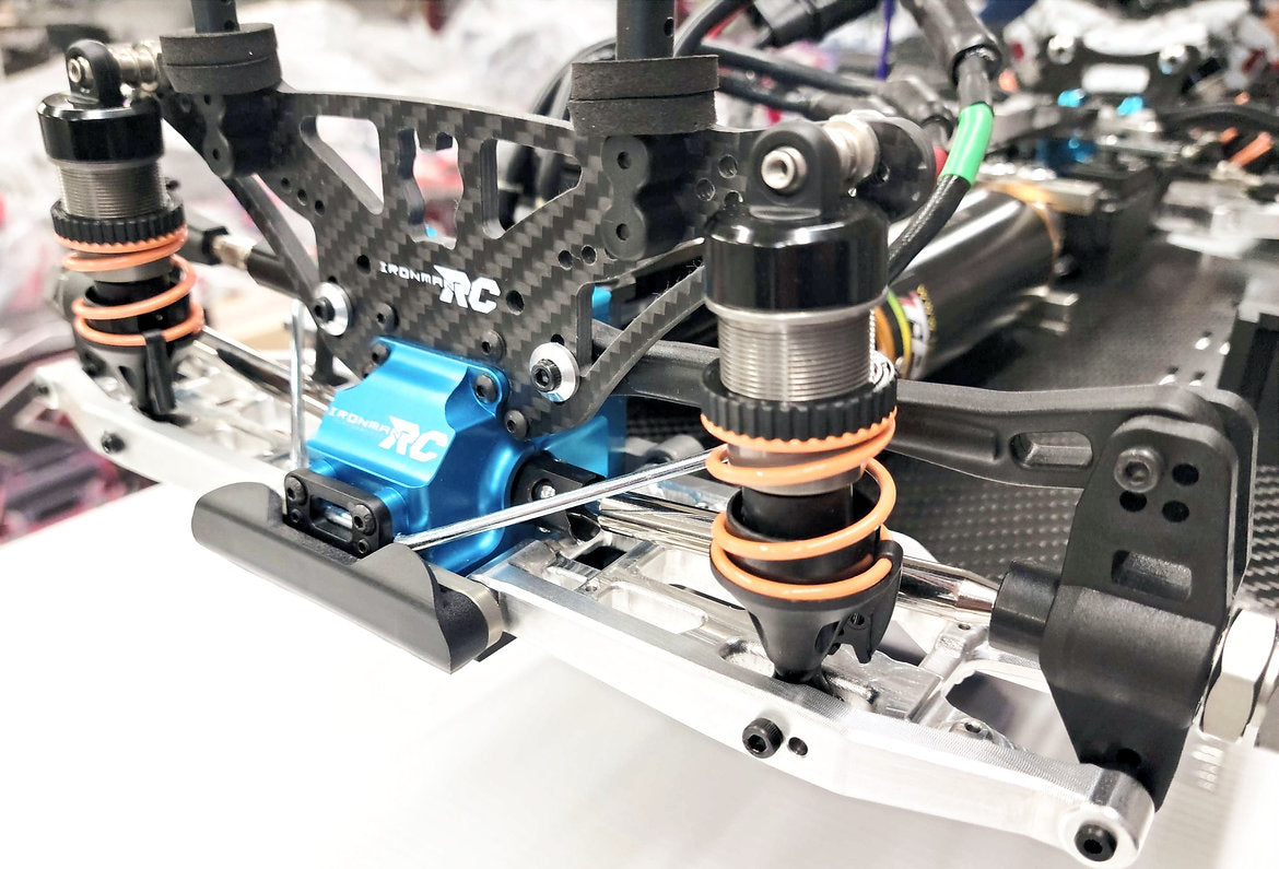 IRonManRc Hobao Vte2 Front Aluminum Lower A-Arms * BILLET CHROME *