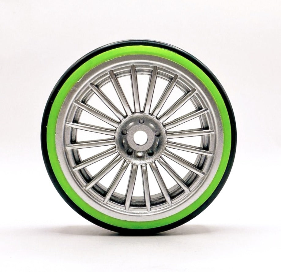 IRonManRc 1/10 DRIFT WHEELS W/ HARD TIRES * ALPINAS *  4 PACK