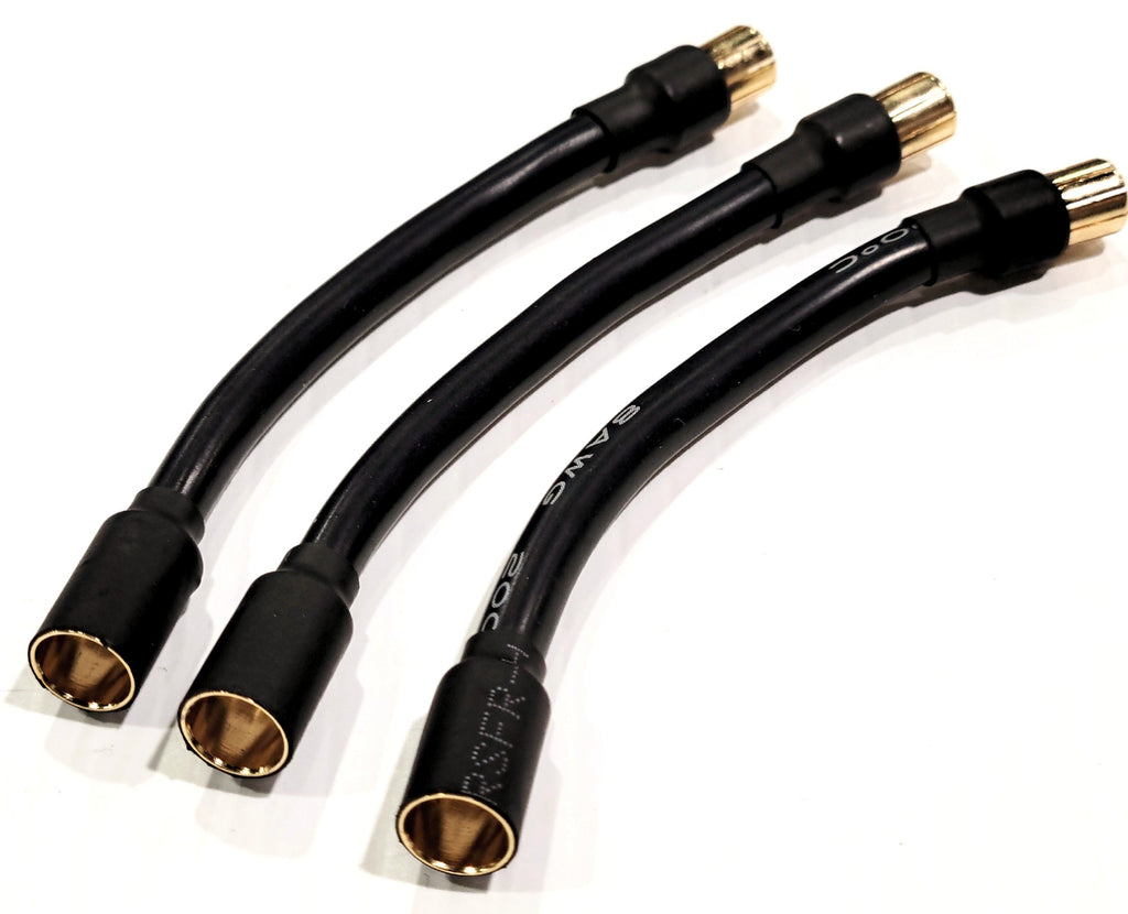IRonManRc 6.5 mm Female to 6.5 mm Male 3inchh Extensions (3 PACK)