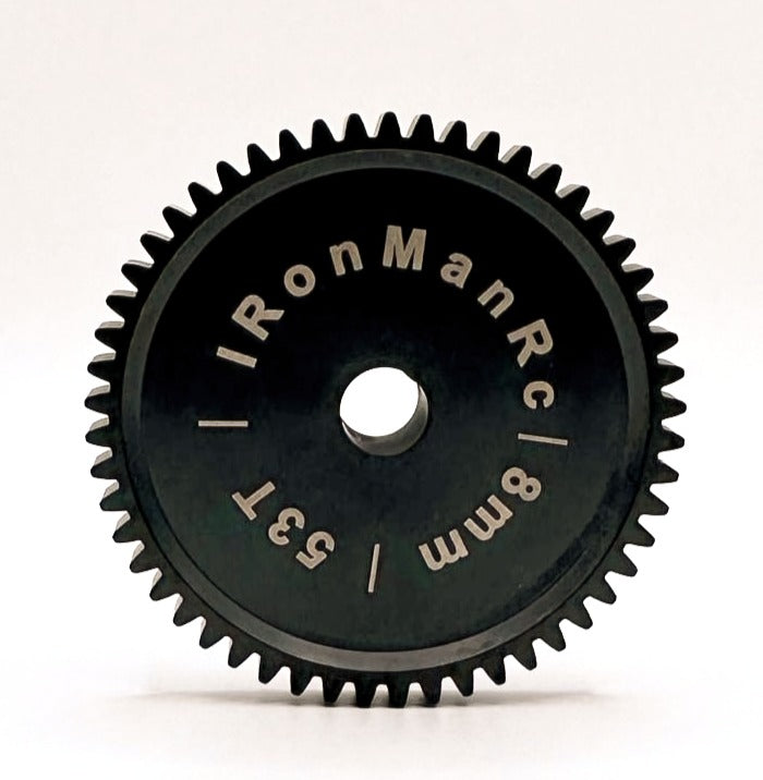 IRonManRc 53T 8mm MOD - 1 Pinion Gear HARDENED STEEL