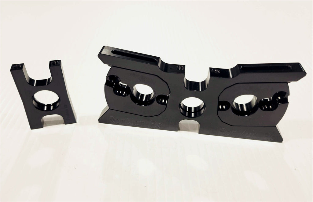 IRonManRc HOBAO VTE2 / /GTB /  GT / VT DUAL MOTOR MOUNT 25mm & 30mm POLISHED CROME 25mm & 30mm Motors