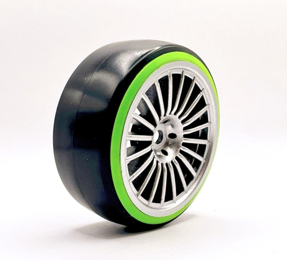 IRonManRc 1/10 DRIFT WHEELS W/ HARD TIRES * ALPINAS *  4 PACK