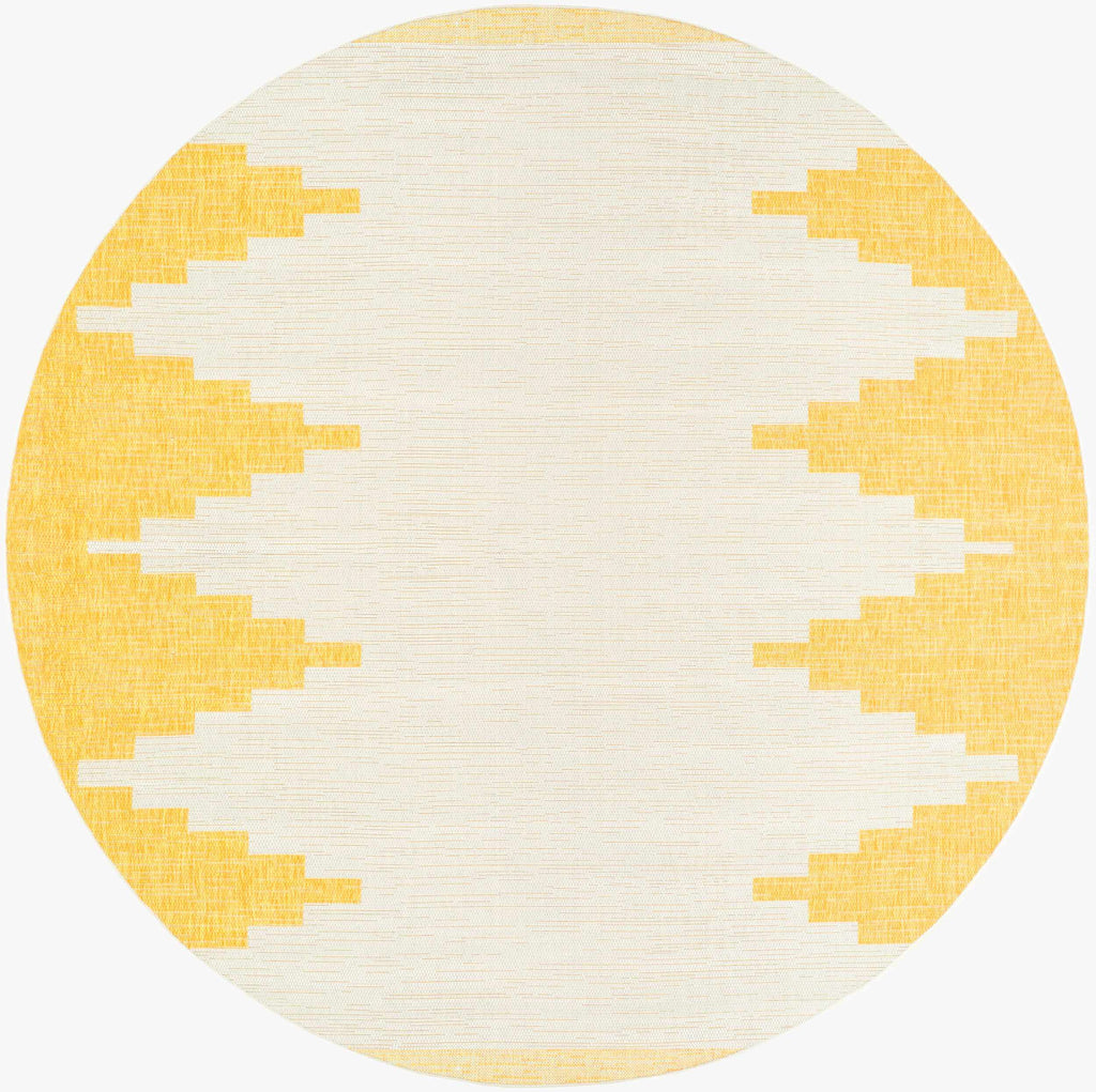 Djugun Yellow Outdoor Rug - Clearance
