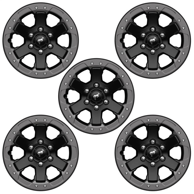 Ford Racing 21-23 Bronco 17inx8in Badlands Bead Lock Capable Wheel Kit M-1007K-DC178B