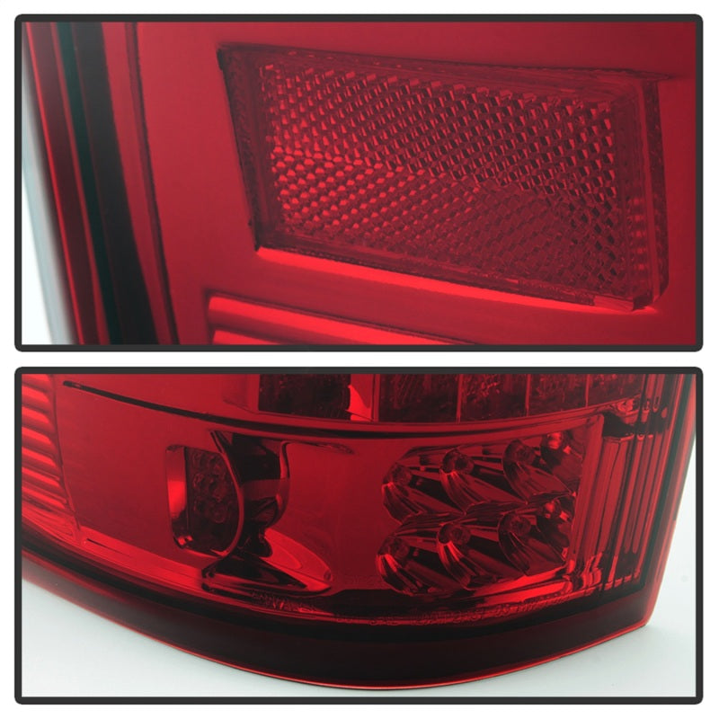 SPYDER Xtune Ford F150 Styleside 04-08 LED Tail Lights Red Clear ALT-ON-FF15004-LED-RC 5034069