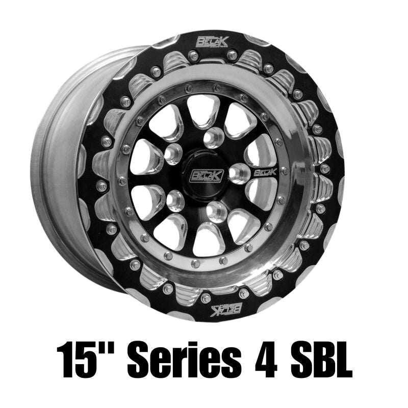 Belak Wheels Belak 15x10 / 7in BS / 5x4.75 BP / High Pad / Series 4 Wheel - Single Beadlock 15105475S46BS-SBL