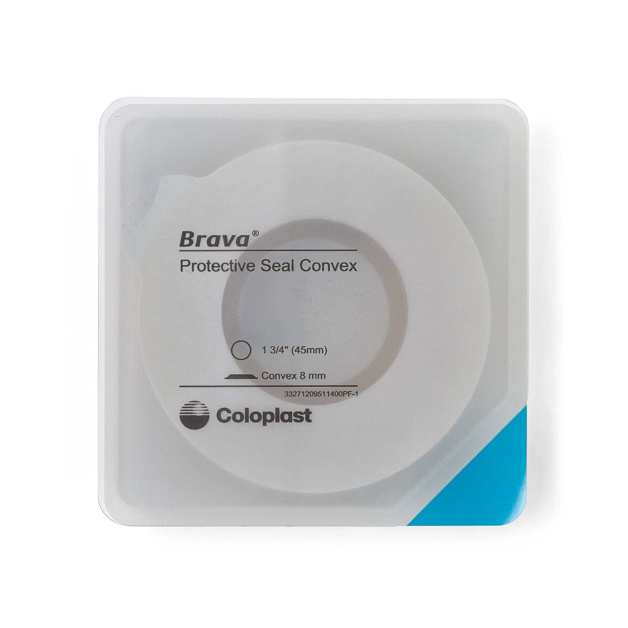 Ostomy Seal Brava® Convex, Starter Hole 1-3/4 Inch (45mm) 12095