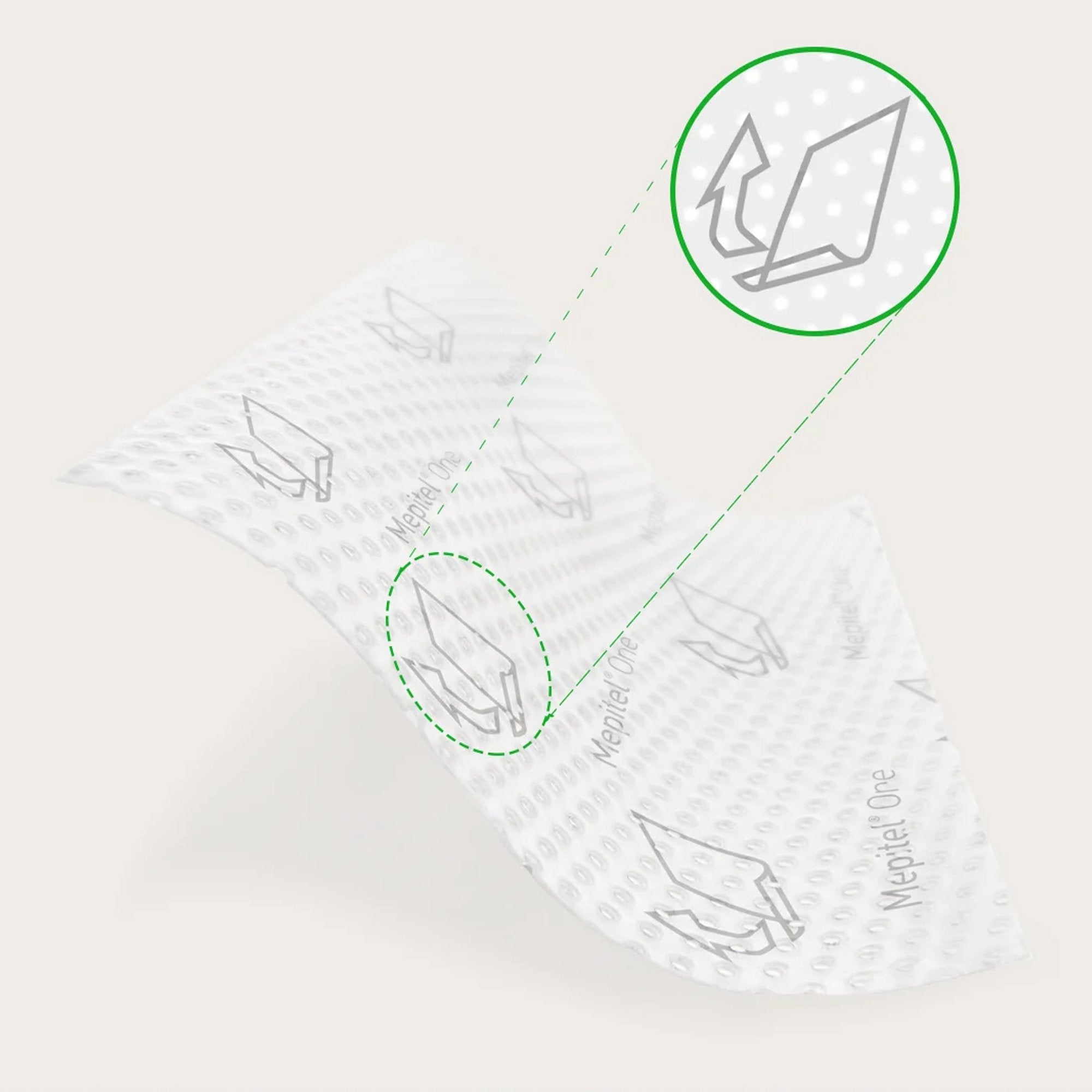 Mepital® One Wound Contact Layer Dressing, 2 x 3 Inch 289100