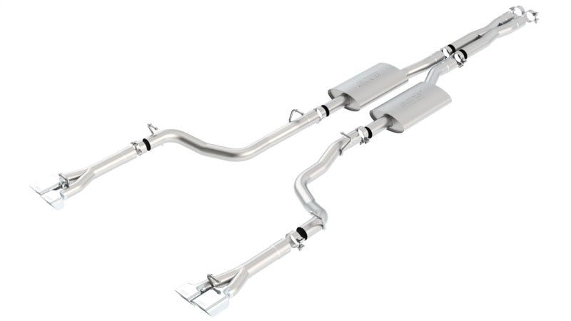 Borla 11-12 Dodge Challenger SRT8 Coupe 6.4L 8cyl 5spd/6spd RWD S-Type Catback Exhaust w/ X-Pipe 140435